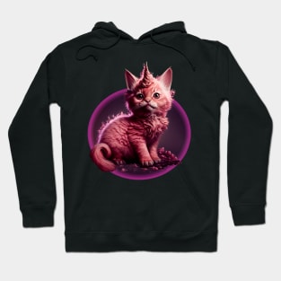 kitten unicorn Hoodie